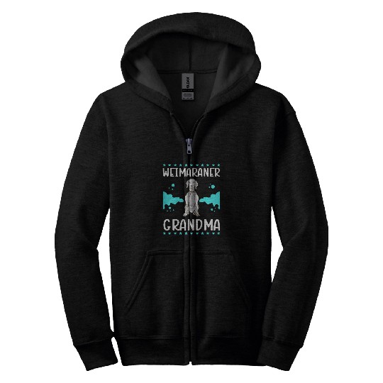 Weimaraner Grandma Dog Owner Weimaraner 4 Zip Hoodies