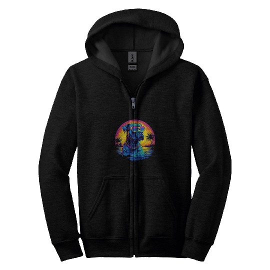 Pitbull Terrier Men Women Kids Pit Bull 2 Zip Hoodies
