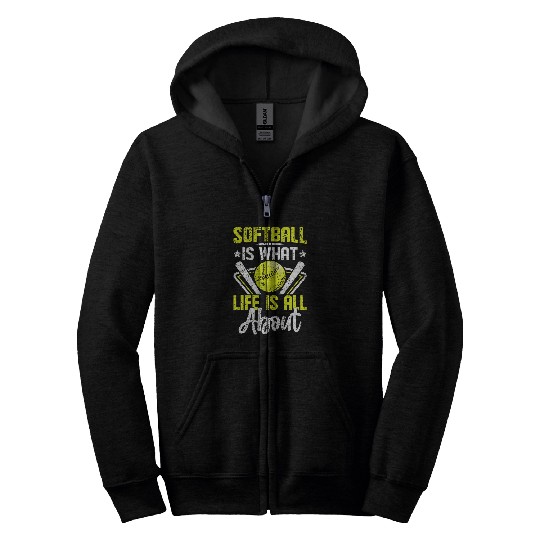 Discover Softball Sports Blogger Meme Quote 11 Zip Hoodies