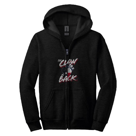 The Claw is Back Texas Baseball Zip Hoodies