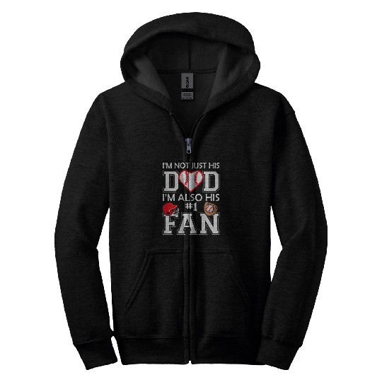 Mens Baseball Player Dad vintages Distressed Father day Novelty Zip Hoodies