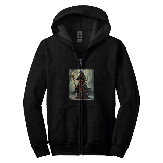 Miniature Pinscher Wizard Funny Dog Magic 3 Zip Hoodies
