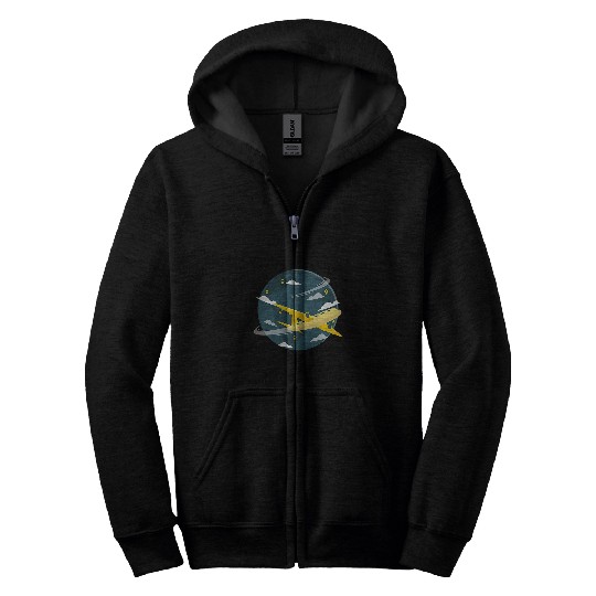 Aviation Fathers Day Pilot Dad Airplane Husband Travel 70 Zip Hoodies
