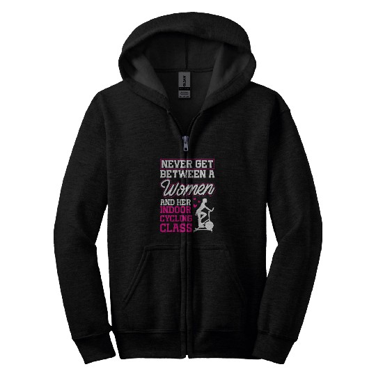 Spinning Class Her indoor cycling class Spin Class Gym Zip Hoodies
