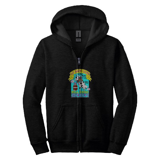 Sad Rodeo Clown Bull Riding Showdown Funny Animal Apparel Zip Hoodies