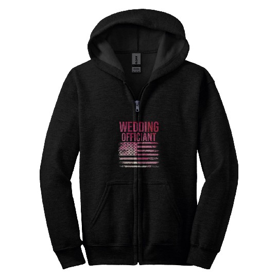 Wedding Officiant Internet Ordained Minister 2149 Zip Hoodies