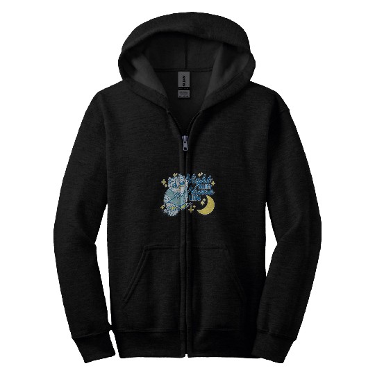 Night Shift nurses Life RN LPN CNA healthcares Heartbeat Owl 1 Zip Hoodies