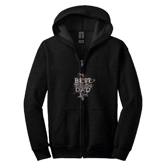 Mens bests Chihuahua Dad Ever Funny Dog Lover Gifts For Men Animal Zip Hoodies