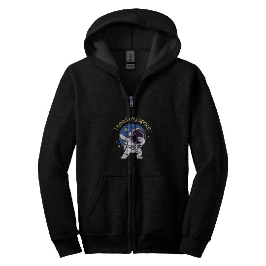 Need my space NASA Zip Hoodies