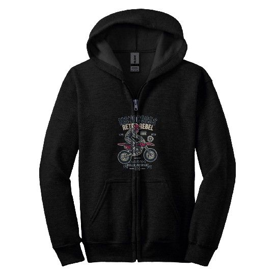 Motocross Dirt Bike Motorbike Top Racer 3 Zip Hoodies
