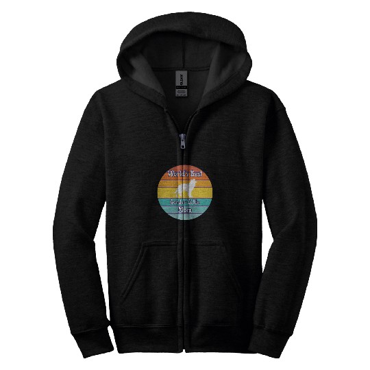 Worlds bests Border Collie Mom Zip Hoodies