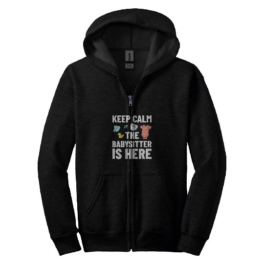 Womens Babysitter Daycare Provider Childcare Thank You 5 Zip Hoodies