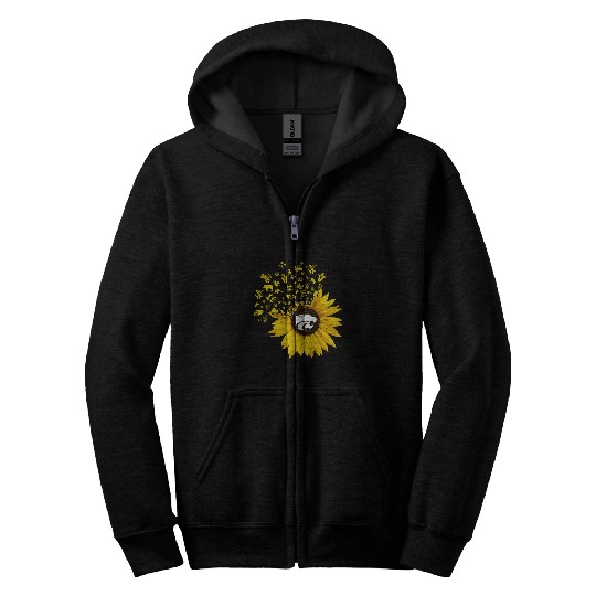 Kansas State Wildcats Farmer Sunflower Farm Things Zip Hoodies