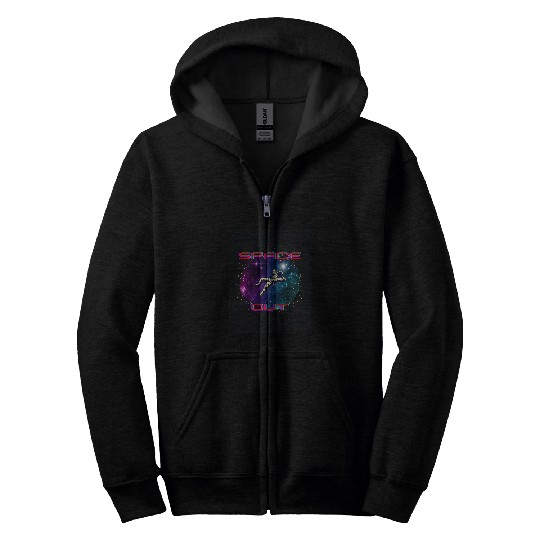 Womens Space AF 1 Zip Hoodies