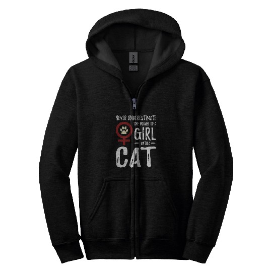 Power of Girl Cane Corso Feminist Dog Mom Gift 1 Zip Hoodies