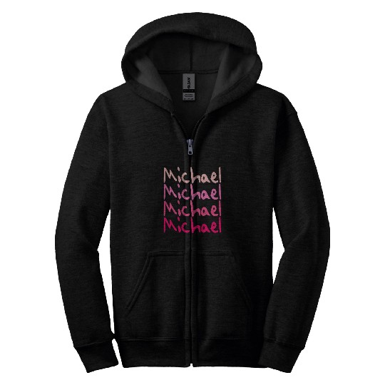 Michael First Named Boy Girl Baby Birthday Zip Hoodies