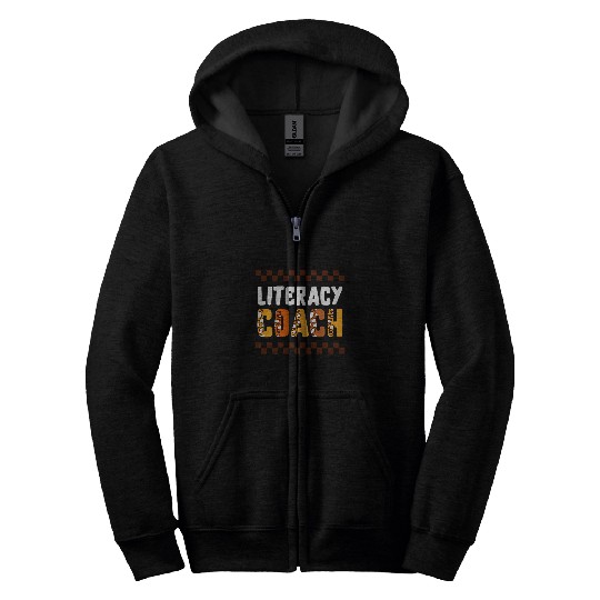 Thanksgiving Literacy Coachs Leopard Instructional Reading Te Zip Hoodies