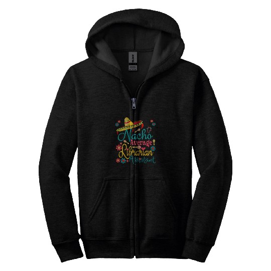 Nacho Average Librarian Assistant Cinco De Mayo Library Days Zip Hoodies