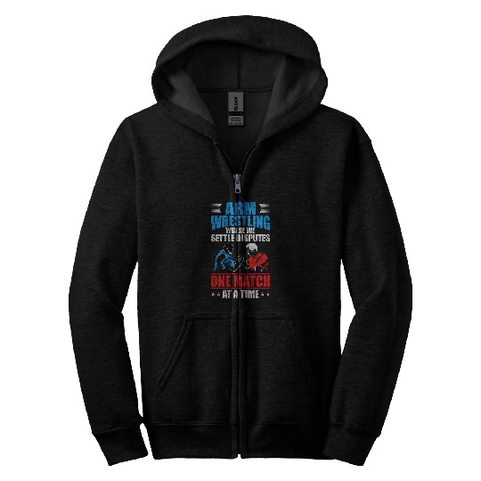 Arm Wrestling Workout Arm Wrestling Trainer Arm Wrestler Zip Hoodies