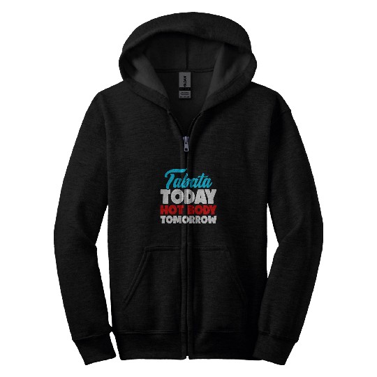 Training HIIT Fitness Workout Tabata Squad Zip Hoodies