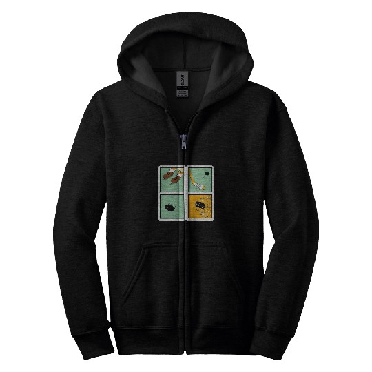 vintages Ice Hockey Player Coachs Retro Sports Lover Zip Hoodies