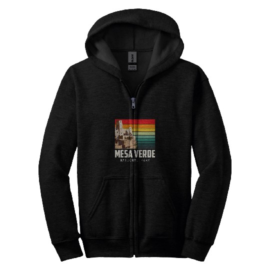 Mesa Verde National Park Archaeologist Adventure Colorado Zip Hoodies