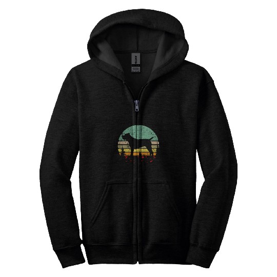 Retro Cane Corso Lover Italian Bullmastiff vintages Dog Pet Zip Hoodies