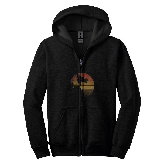 Retro bigfoots Swim For Sasquatch Swimmer Coachs Team Swimming Zip Hoodies