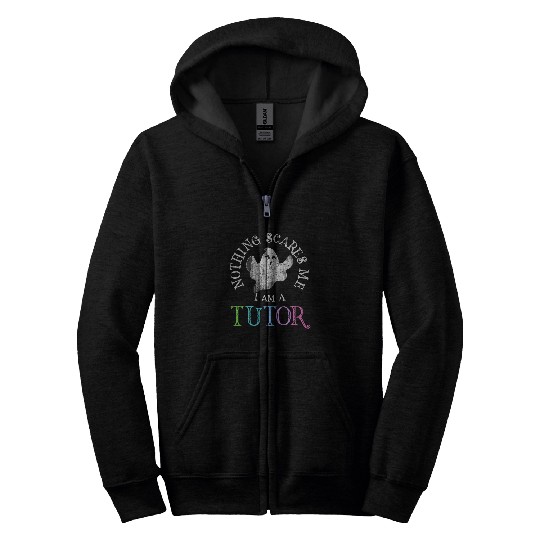 This Is My Scary TUTOR Costume Dont Scare Me Teacher Zip Hoodies