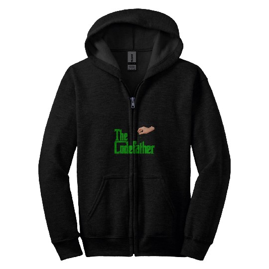 The Codefather Design Programming Computer Science Zip Hoodies