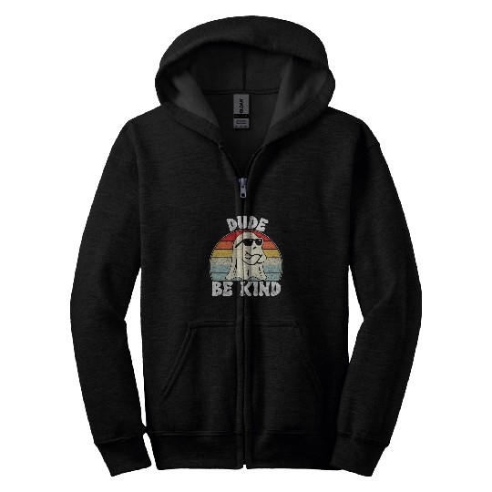 Groovy Unity Day Orange Dude Be Kind Bullying ghosts Kid Zip Hoodies