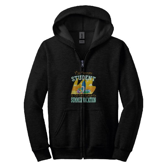 Kids Kids This Daycare Student Is 100 Days Closer To Summer Zip Hoodies