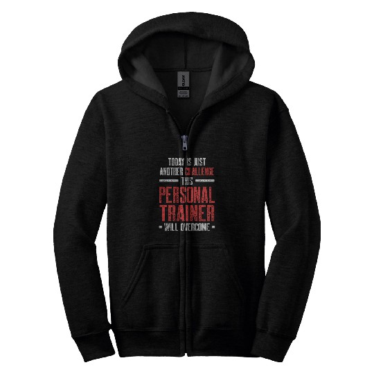 Personal Trainer Gym Coachs Today Wellness Coaching Zip Hoodies