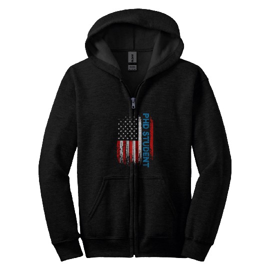 PhD Student Dissertation Doctorate Graduation 62 Zip Hoodies