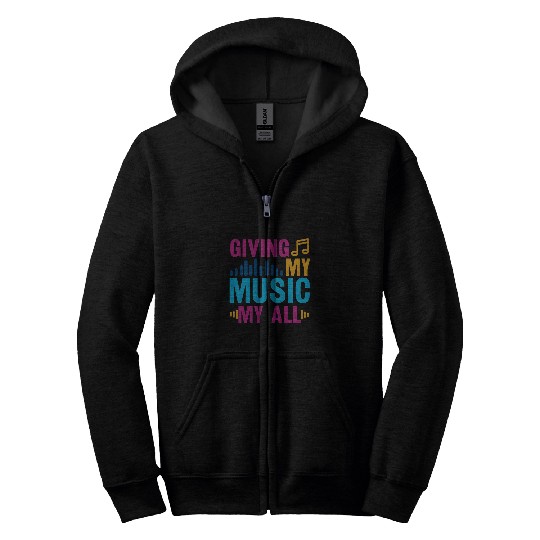 Electronic Music Producer Meme Quote Zip Hoodies