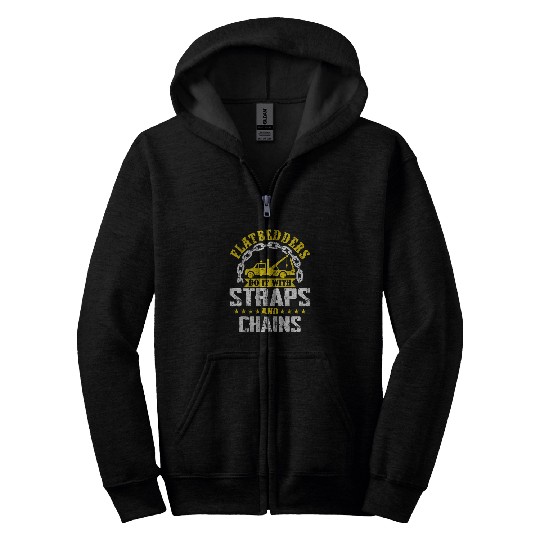 Wrecker Breakdown Recovery 2Towing Tow Truck Driver Zip Hoodies