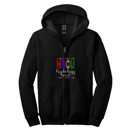 HBCU Psychology Major Student Grad Zip Hoodies