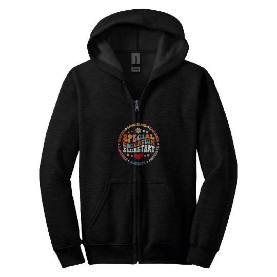 Educators Special Ed Teacher Special Education Secretary Zip Hoodies