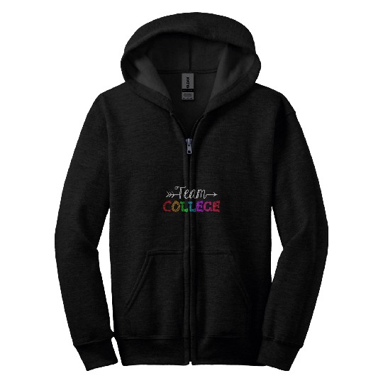 Team College Teacher Student Funny Back To School Zip Hoodies
