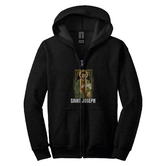 Saint Joseph Catholic Father And Worker 32 Zip Hoodies