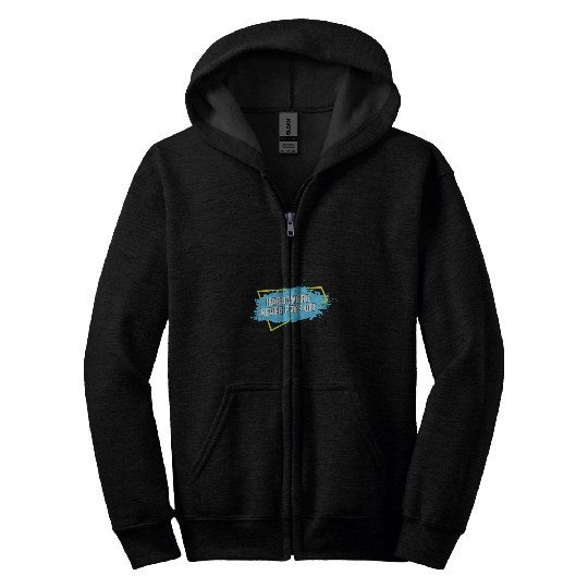 Hard Work Never Pays Off Funny Lazy Worker Employee Zip Hoodies