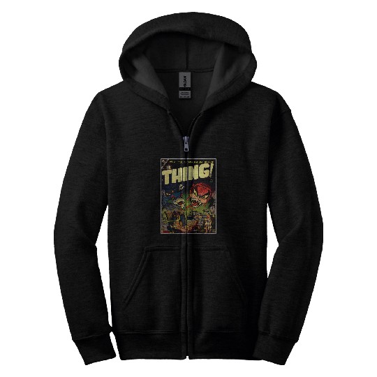 Halloween Horror ghosts Vampire Monster vintages Comic Book Zip Hoodies