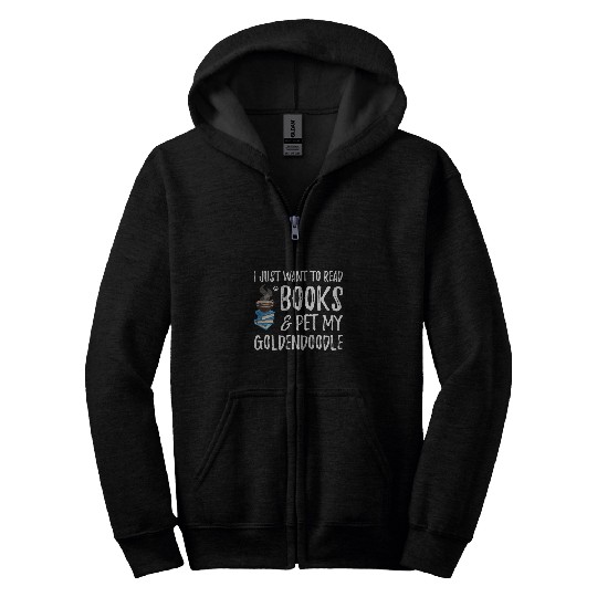 Beagle Dog Lover Book Funny Dog Mom Gift Zip Hoodies