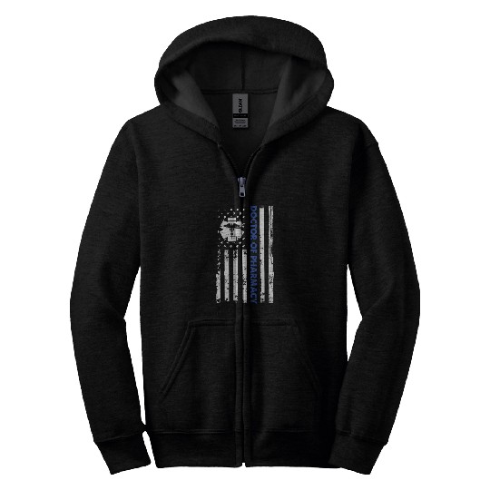 Pharmacy Technician Stud Flag Doctor Of Pharmacy Zip Hoodies