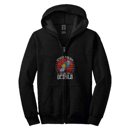 Retired Mailman See Wife For Details Husband Postal Worker 1 Zip Hoodies