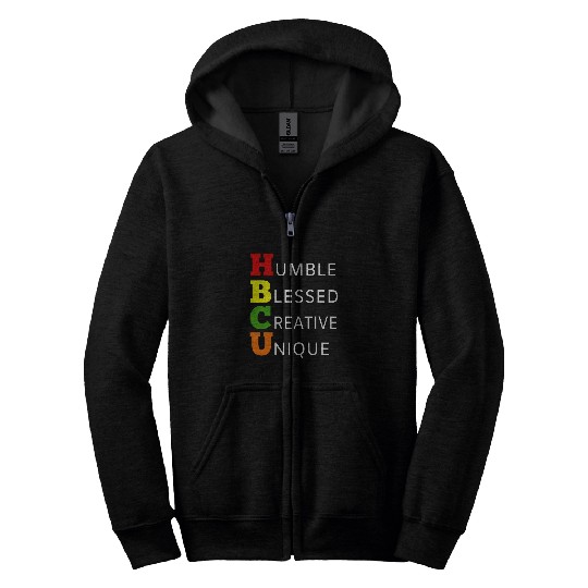 Historically Black College University Student HBCU Made 3 Zip Hoodies