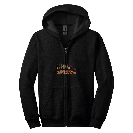 Toolmaker technology manufacturing dad worker technology Zip Hoodies