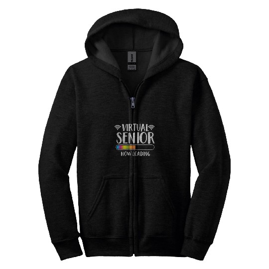 Virtual Senior High School Student Zip Hoodies