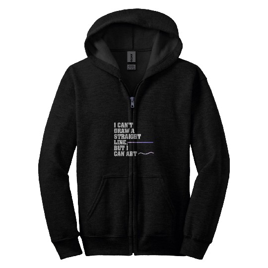 Painter Artist Men Women Draw Painting Funny Paint Art 4 Zip Hoodies