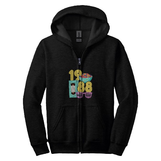 Grad Class 1988 Cinema Student 80s Movie Film School Reunion Zip Hoodies
